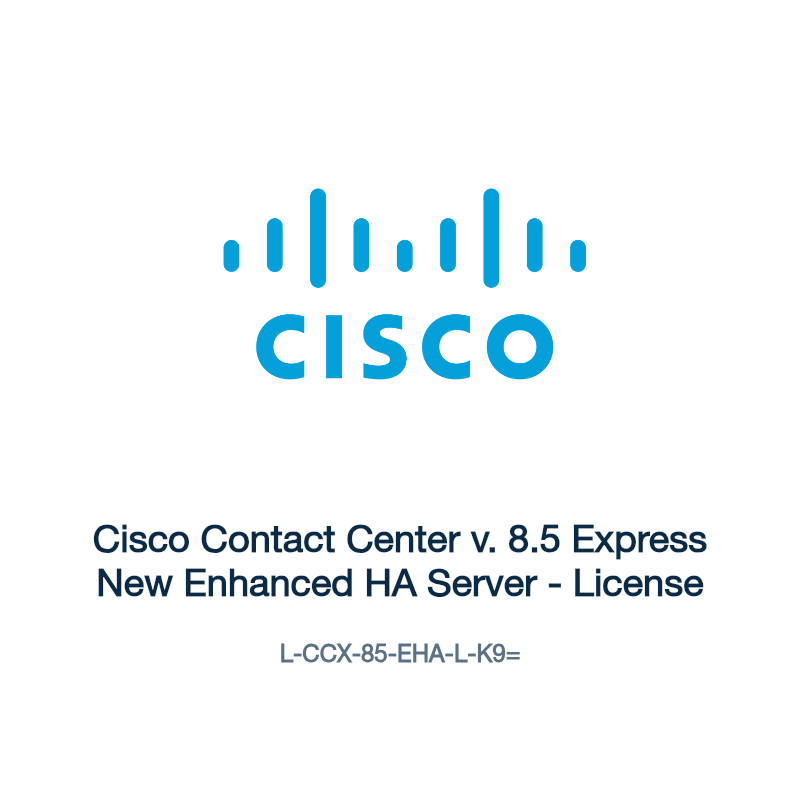 L-CCX-85-EHA-L-K9=: Cisco Contact Center v. 8.5 Express New Enhanced HA Server