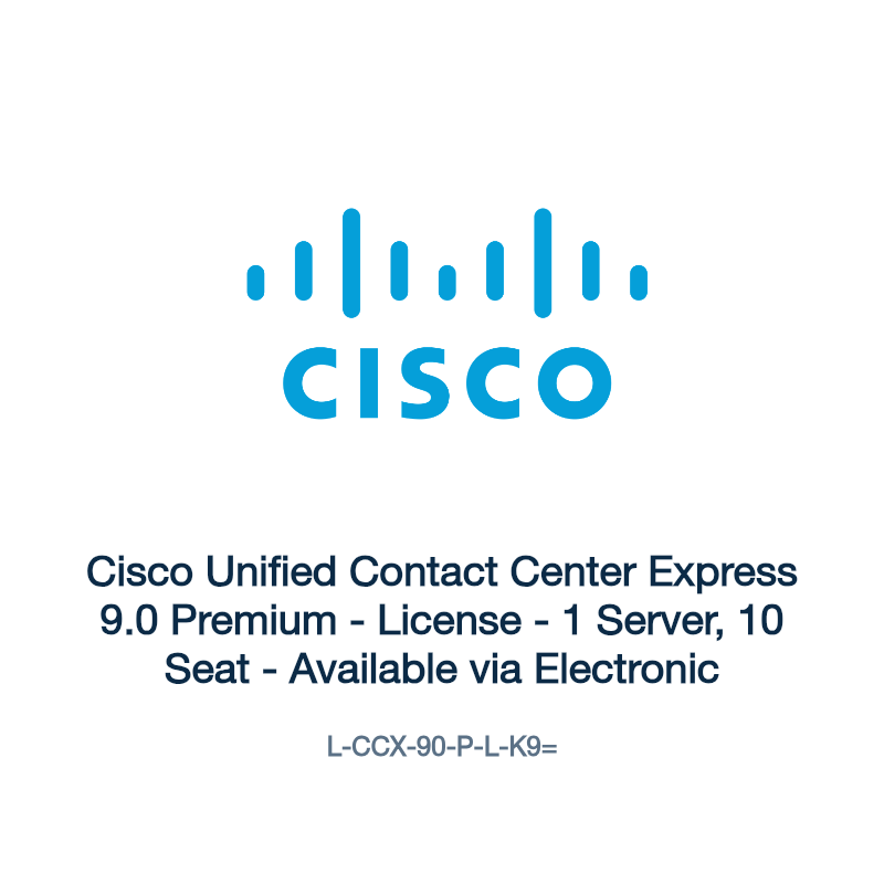 L-CCX-90-P-L-K9=: Cisco Unified Contact Center Express 9.0 Premium