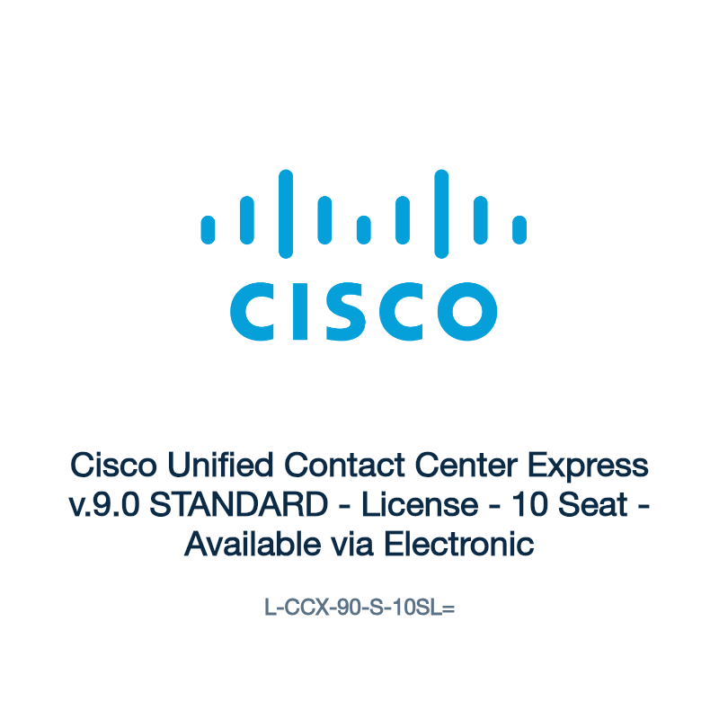L-CCX-90-S-10SL=: Cisco Unified Contact Center Express v.9.0 STANDARD