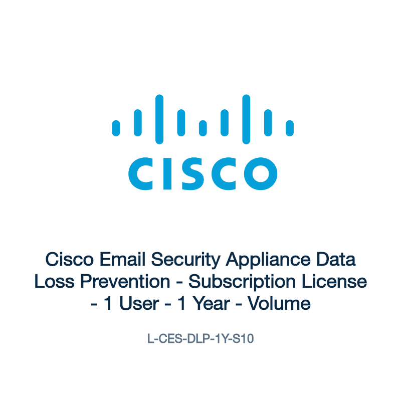 L-CES-DLP-1Y-S10: Cisco Email Security Appliance Data Loss Prevention