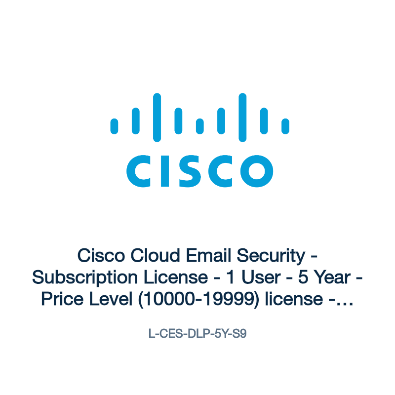 L-CES-DLP-5Y-S9: Cisco Cloud Email Security