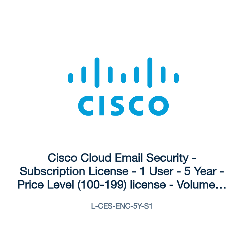 L-CES-ENC-5Y-S1: Cisco Cloud Email Security