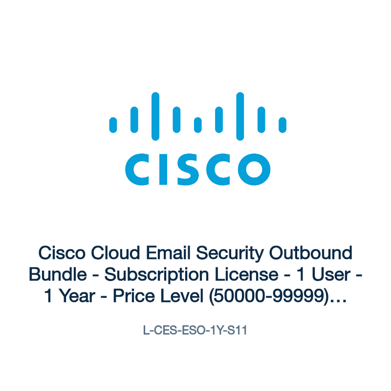 L-CES-ESO-1Y-S11: Cisco Cloud Email Security Outbound Bundle