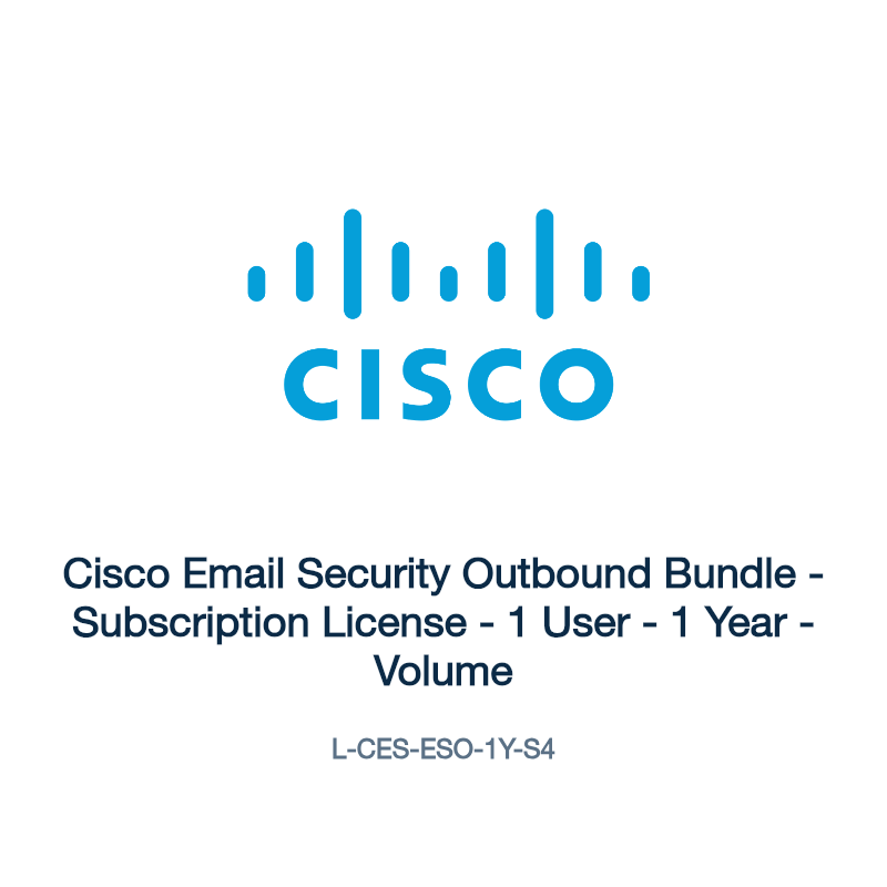 L-CES-ESO-1Y-S4: Cisco Email Security Outbound Bundle