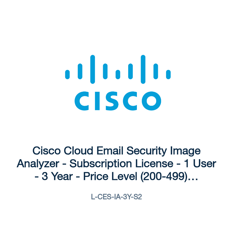 L-CES-IA-3Y-S2: Cisco Cloud Email Security Image Analyzer
