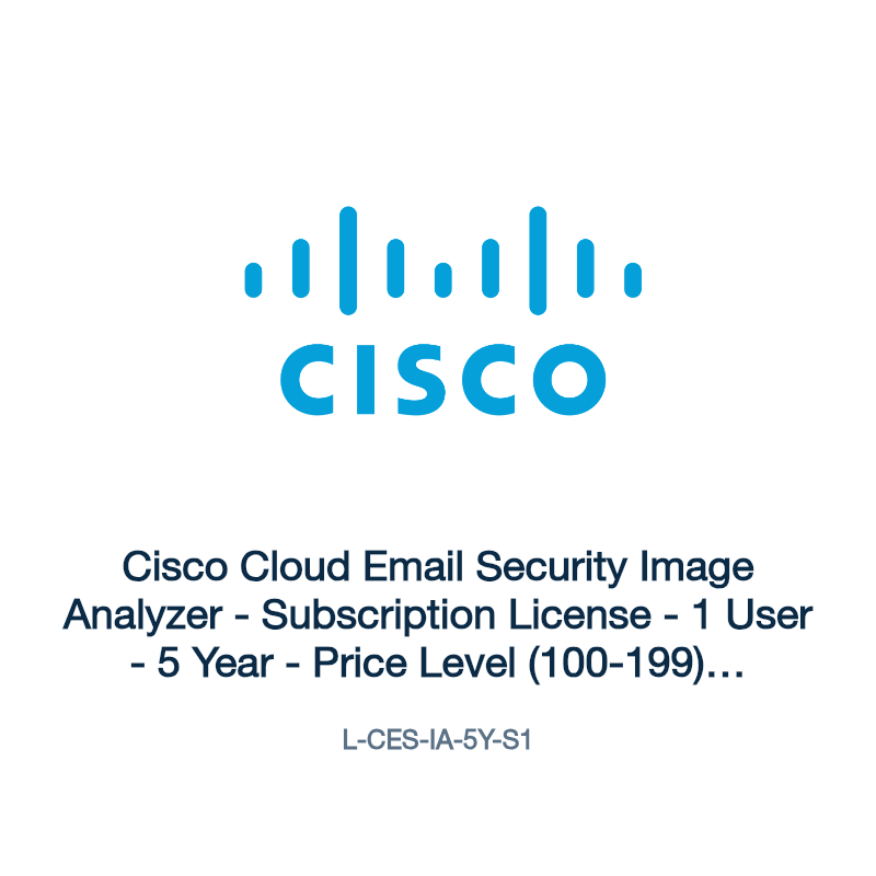 L-CES-IA-5Y-S1: Cisco Cloud Email Security Image Analyzer
