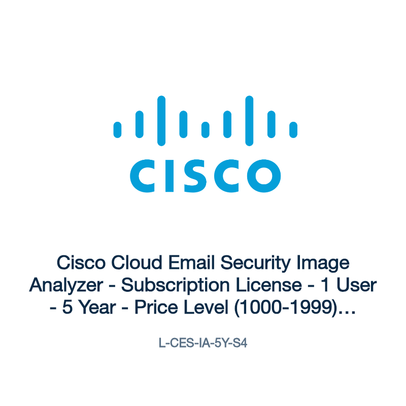 L-CES-IA-5Y-S4: Cisco Cloud Email Security Image Analyzer