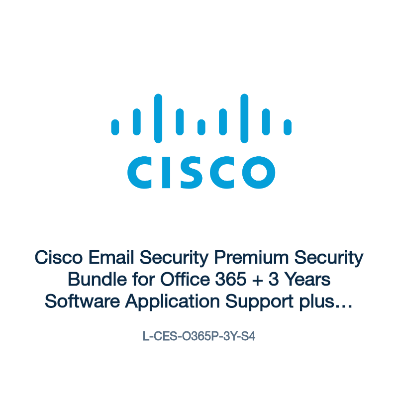 L-CES-O365P-3Y-S4: Cisco Email Security Premium Security Bundle for Office 365 + 3 Years
