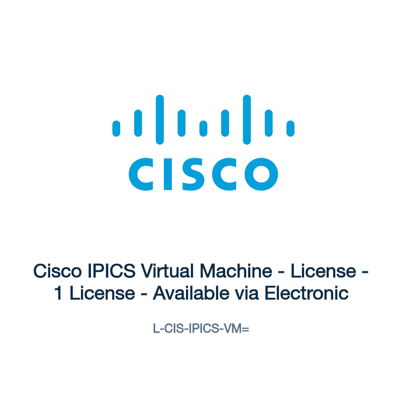 L-CIS-IPICS-VM=: Cisco IPICS Virtual Machine