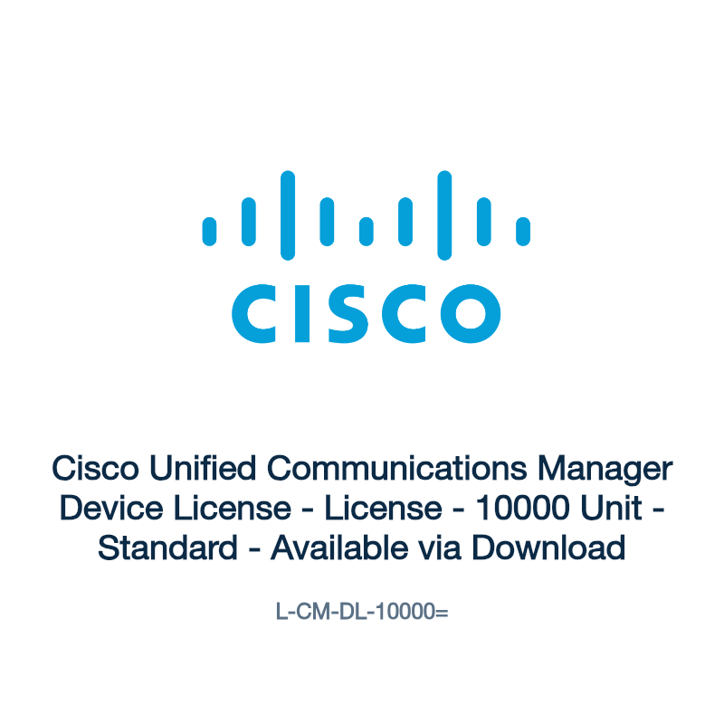 L-CM-DL-10000=: Cisco Unified Communications Manager Device License