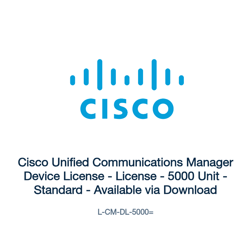 L-CM-DL-5000=: Cisco Unified Communications Manager Device License