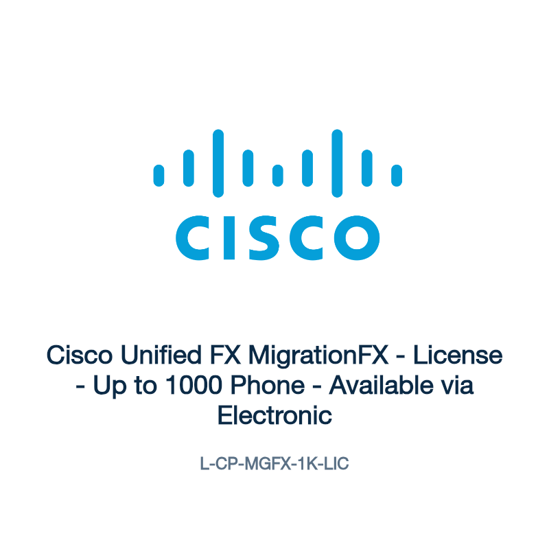 L-CP-MGFX-1K-LIC: Cisco Unified FX MigrationFX