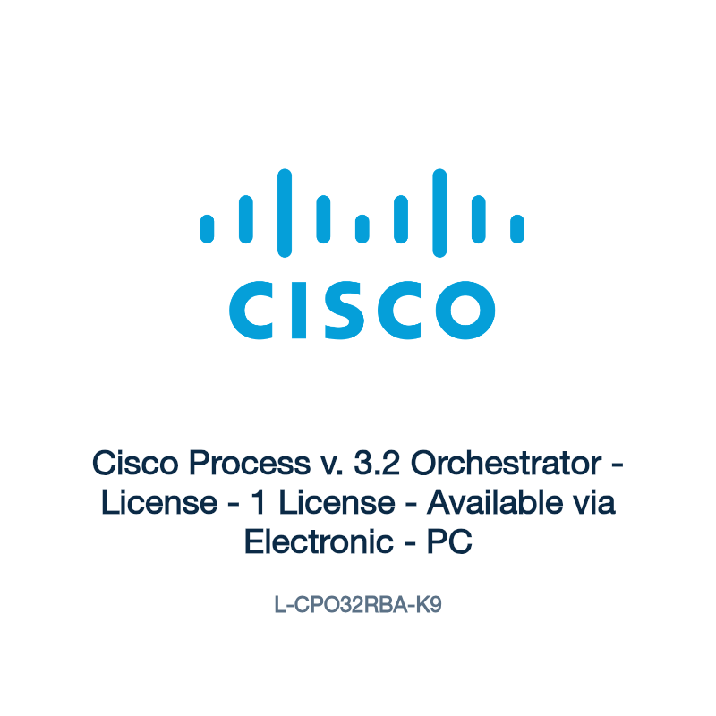 L-CPO32RBA-K9: Cisco Process v. 3.2 Orchestrator