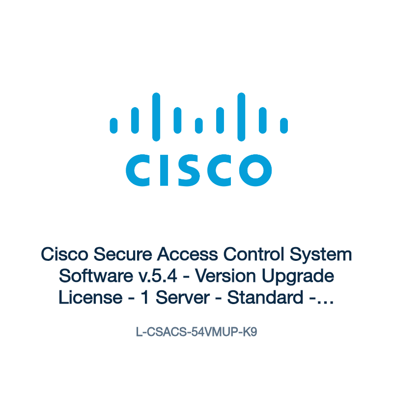 L-CSACS-54VMUP-K9: Cisco Secure Access Control System Software v.5.4