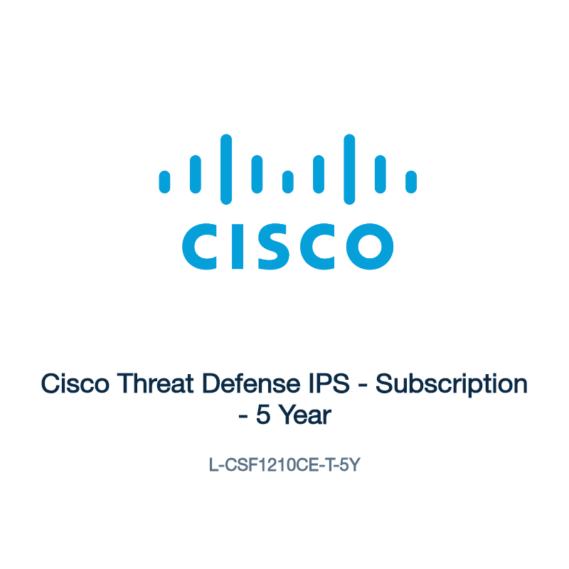 L-CSF1210CE-T-5Y: Cisco Threat Defense IPS