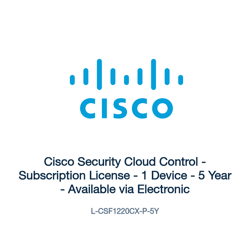 L-CSF1220CX-P-5Y: Cisco Security Cloud Control
