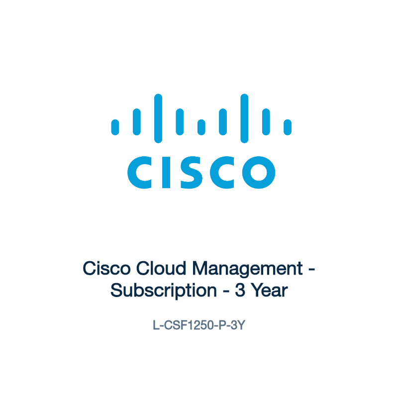 L-CSF1250-P-3Y: Cisco Cloud Management