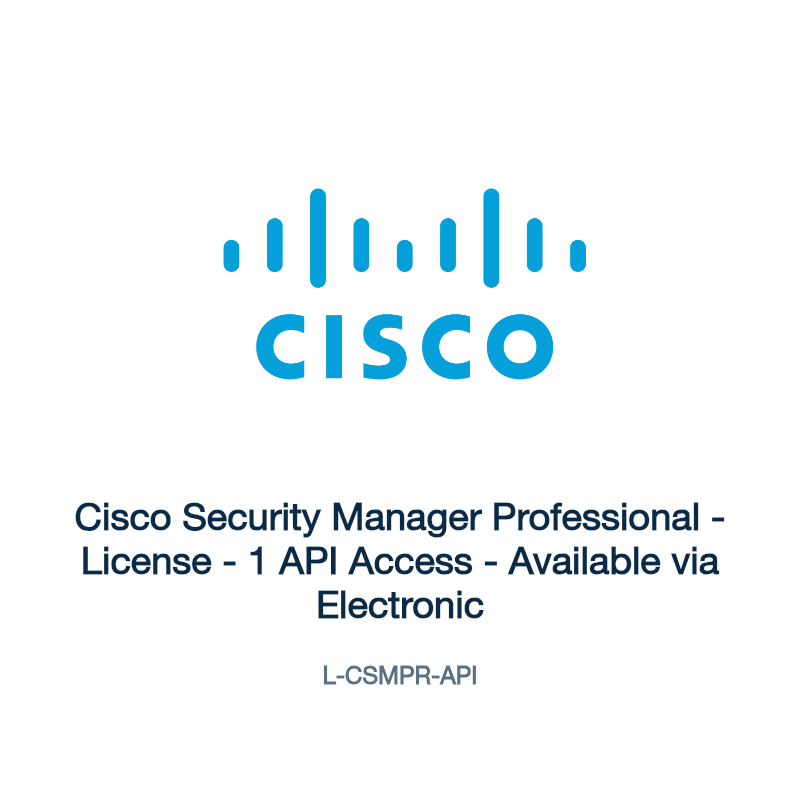 L-CSMPR-API: Cisco Security Manager Professional