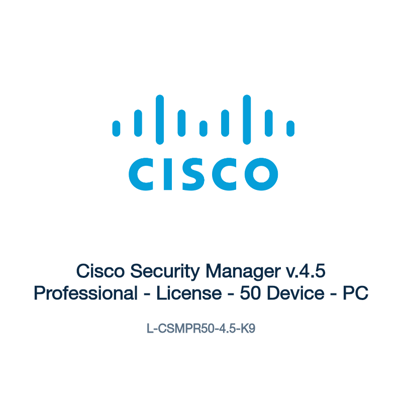 L-CSMPR50-4.5-K9: Cisco Security Manager v.4.5 Professional