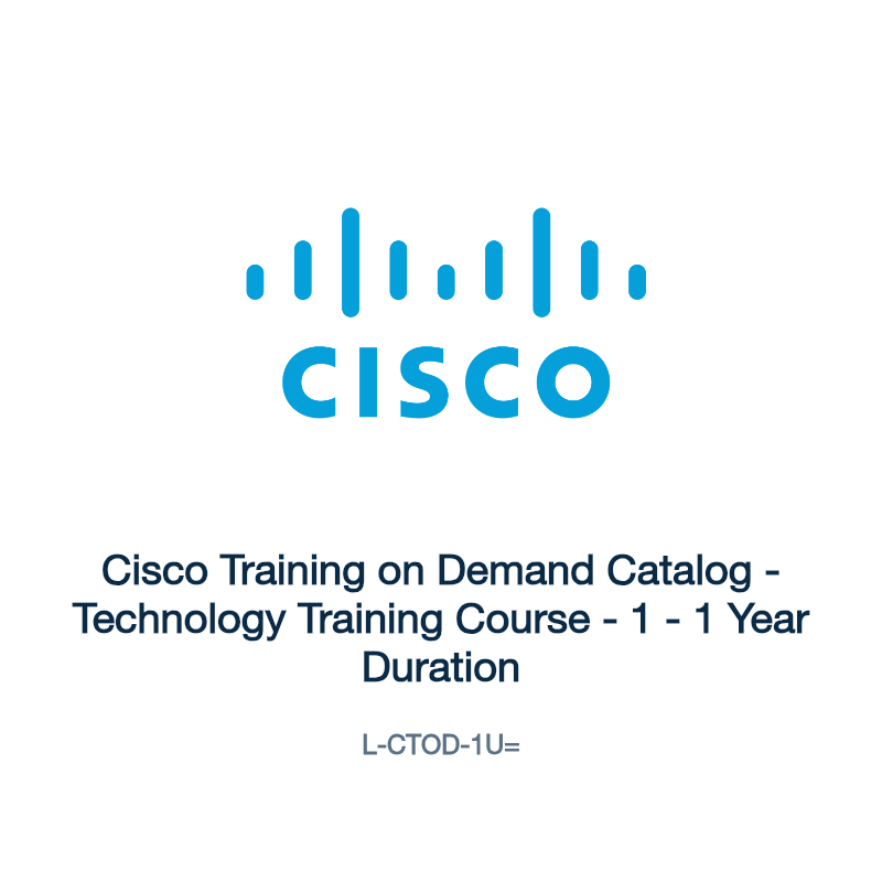 L-CTOD-1U=: Cisco Training on Demand Catalog