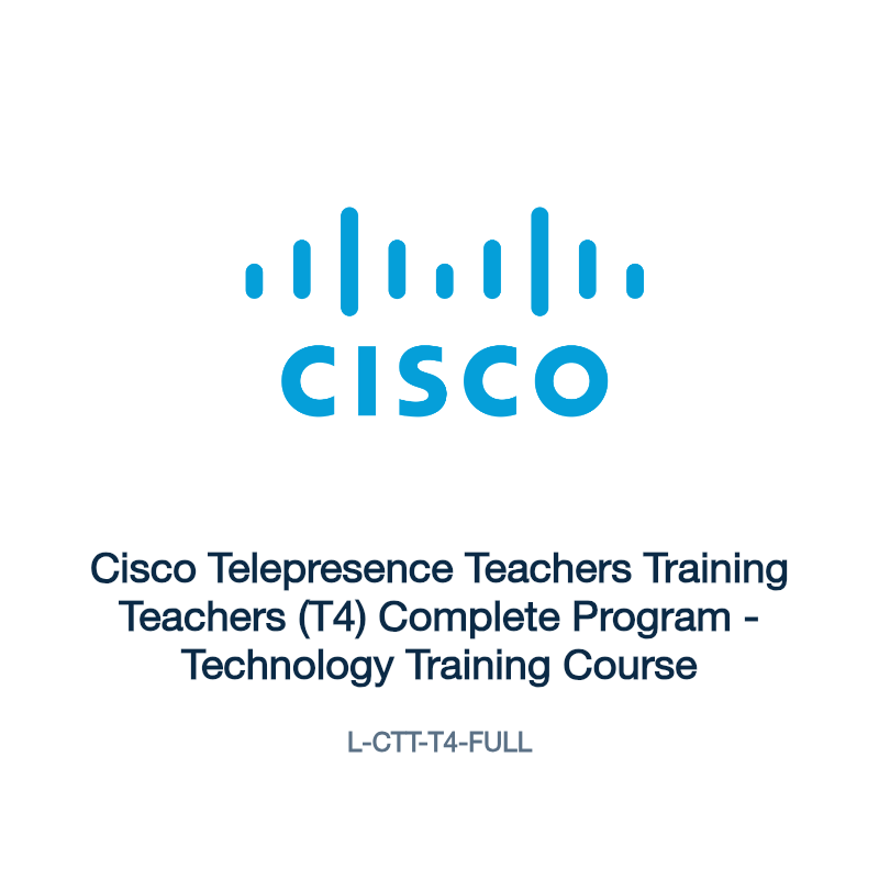 L-CTT-T4-FULL: Cisco Telepresence Teachers Training Teachers (T4) Complete Program