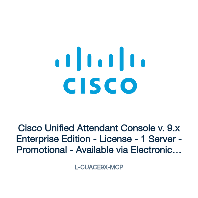 L-CUACE9X-MCP: Cisco Unified Attendant Console v. 9.x Enterprise Edition