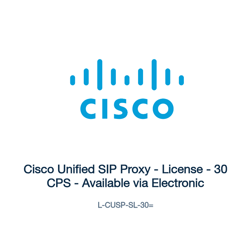 L-CUSP-SL-30=: Cisco Unified SIP Proxy
