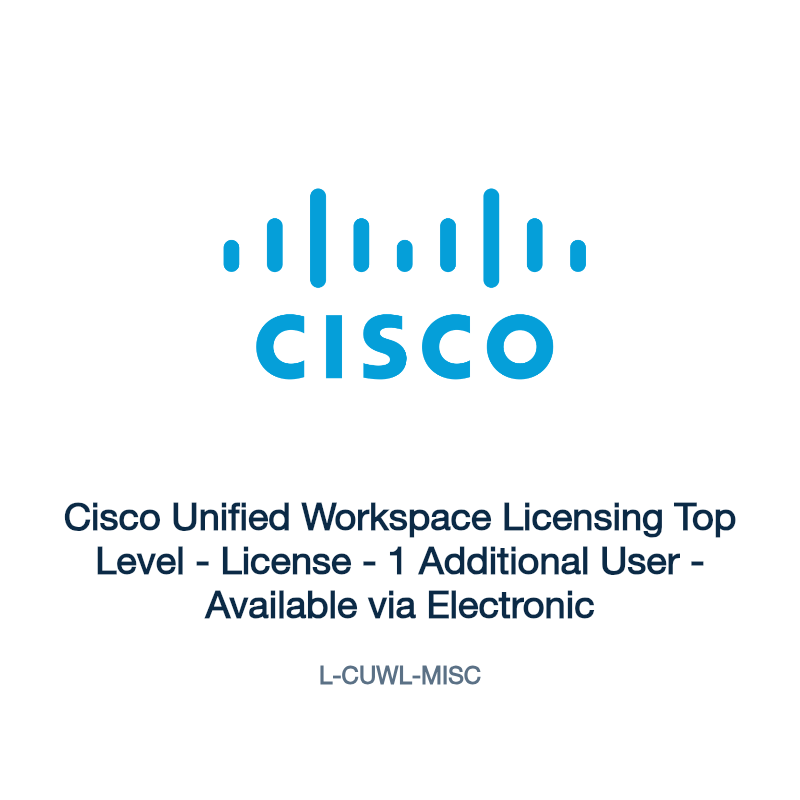 L-CUWL-MISC: Cisco Unified Workspace Licensing Top Level