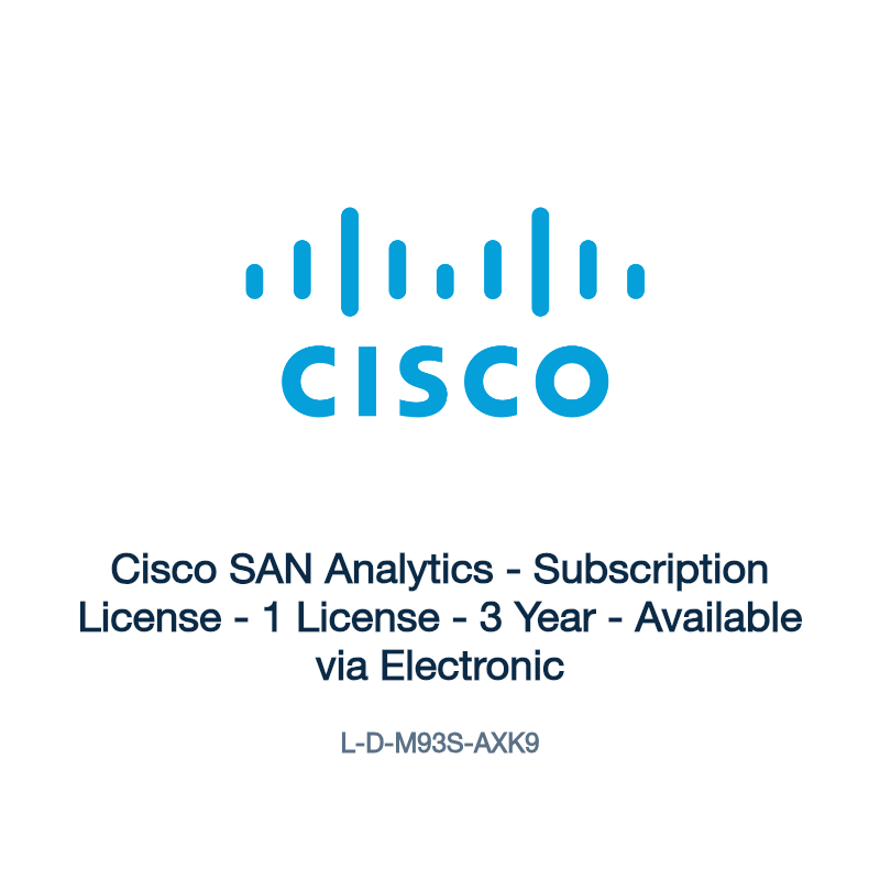 L-D-M93S-AXK9: Cisco SAN Analytics