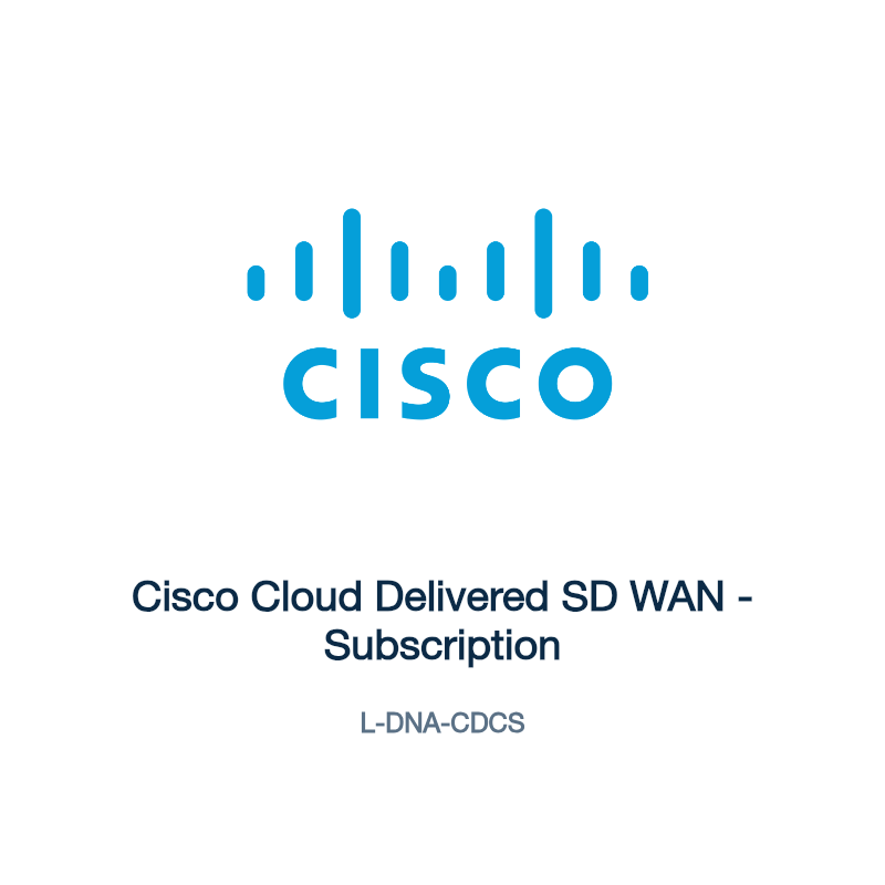 L-DNA-CDCS: Cisco Cloud Delivered SD WAN