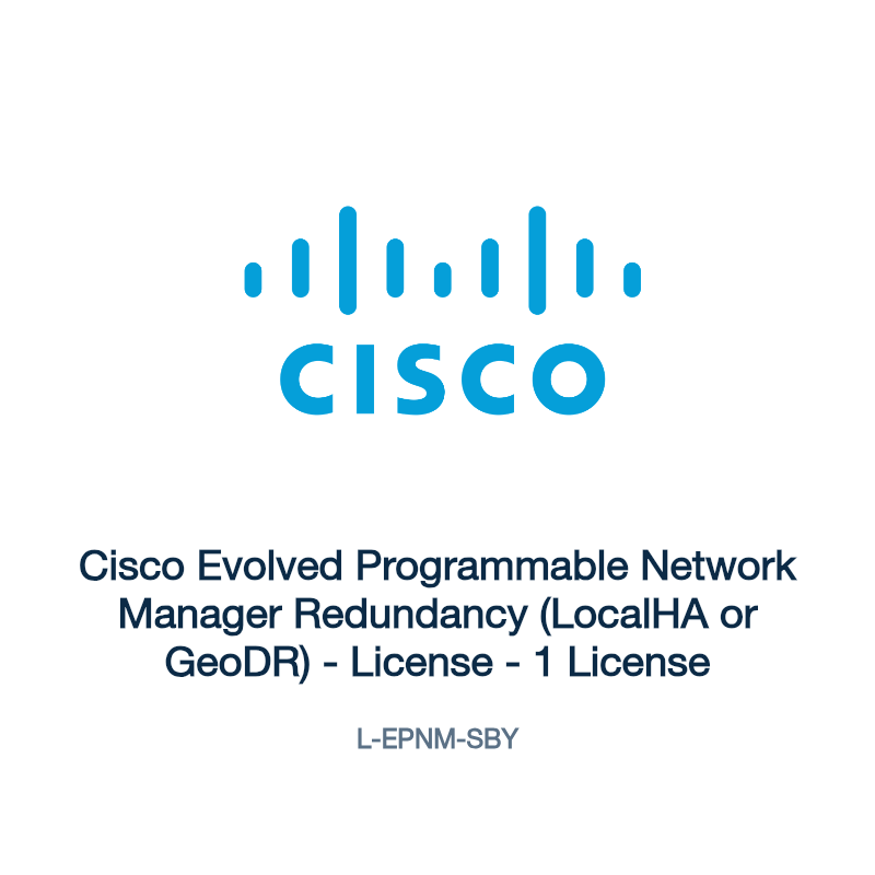 L-EPNM-SBY: Cisco Evolved Programmable Network Manager Redundancy (LocalHA or