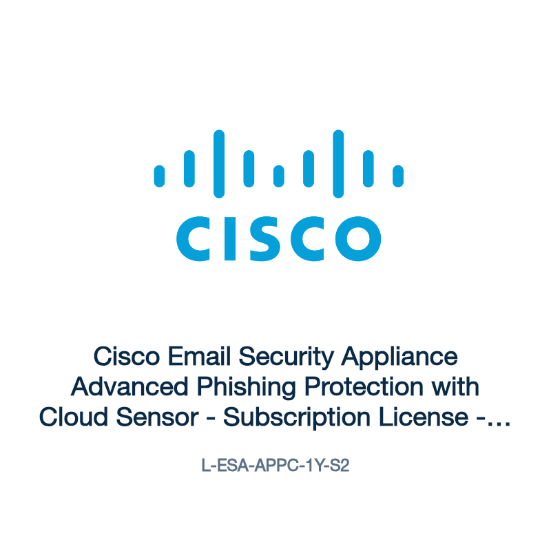 L-ESA-APPC-1Y-S2: Cisco Email Security Appliance Advanced Phishing Protection with