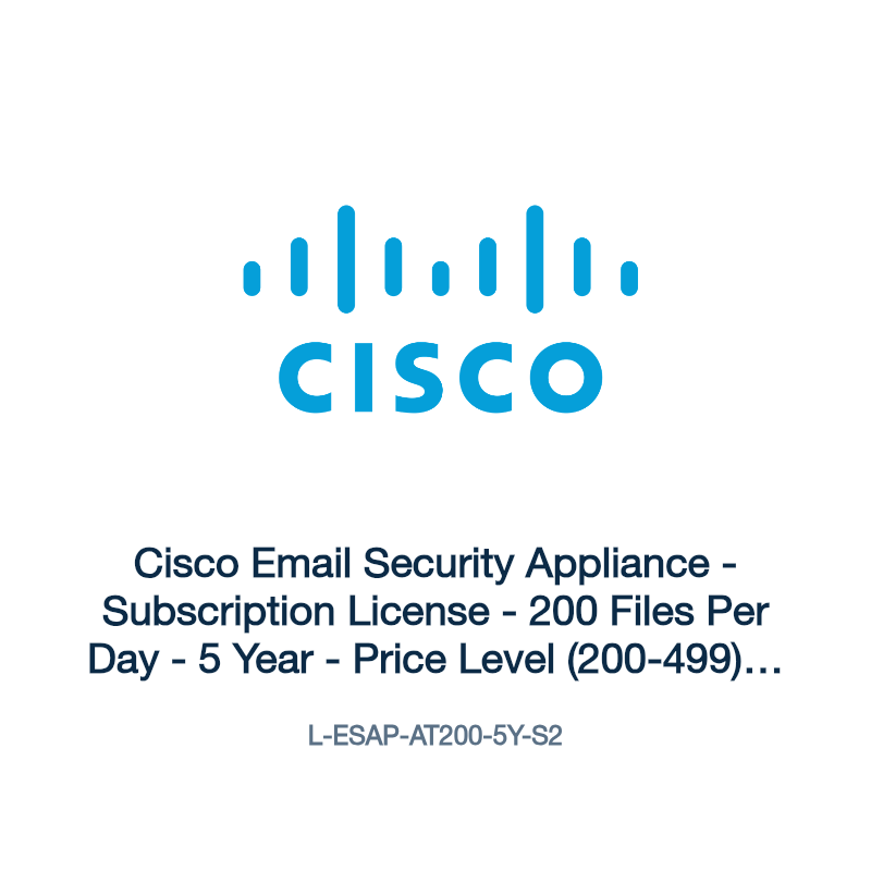 L-ESAP-AT200-5Y-S2: Cisco Email Security Appliance
