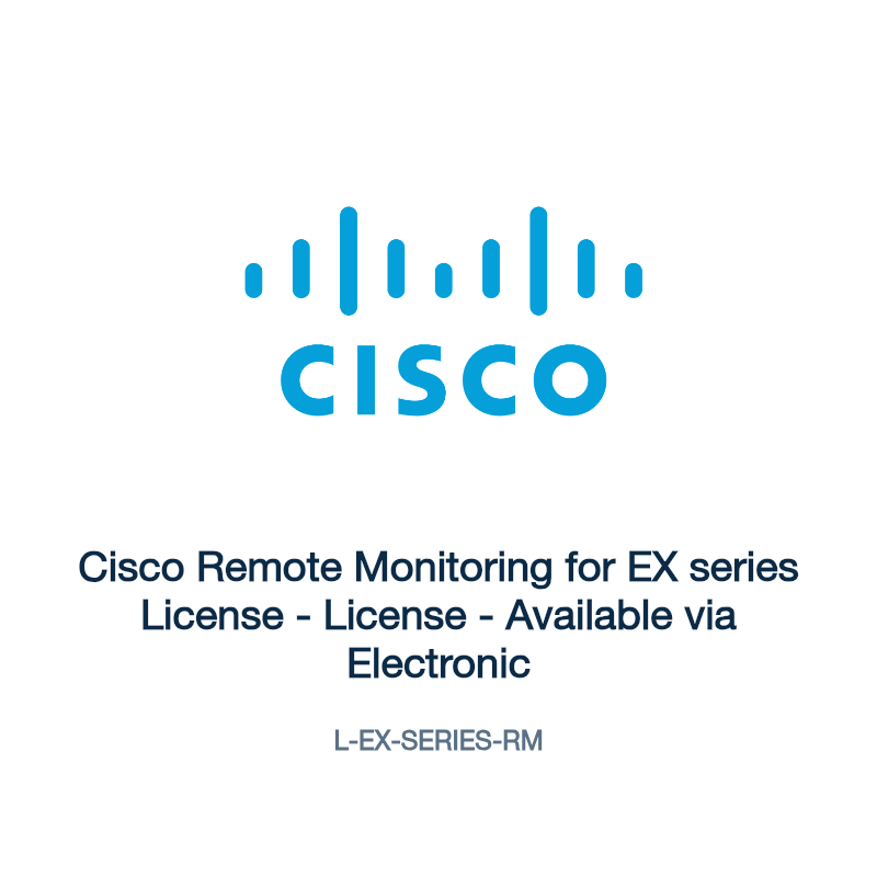 L-EX-SERIES-RM: Cisco Remote Monitoring for EX series License
