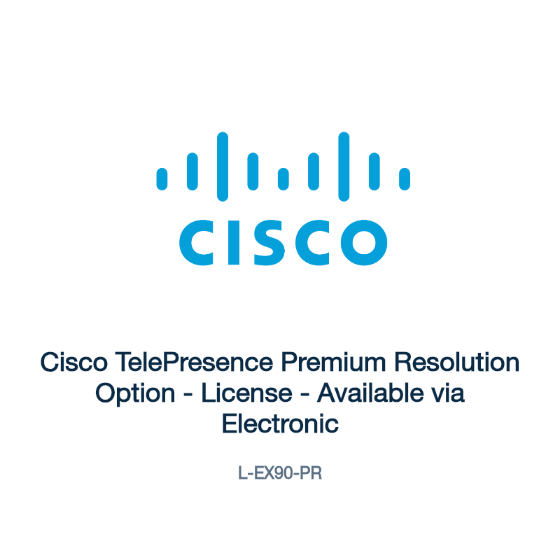 L-EX90-PR: Cisco TelePresence Premium Resolution Option