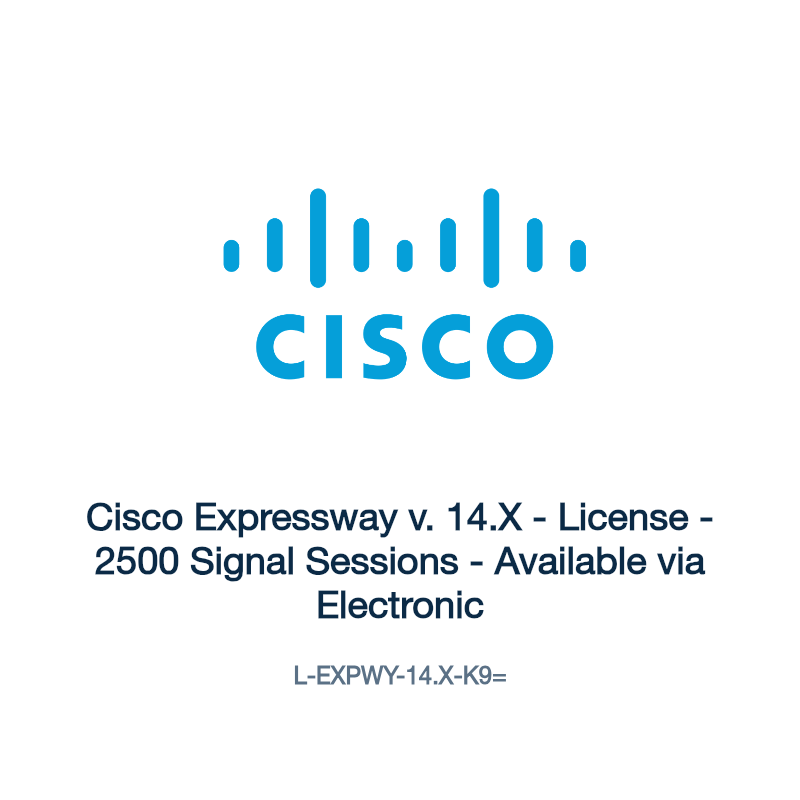 L-EXPWY-14.X-K9=: Cisco Expressway v. 14.X