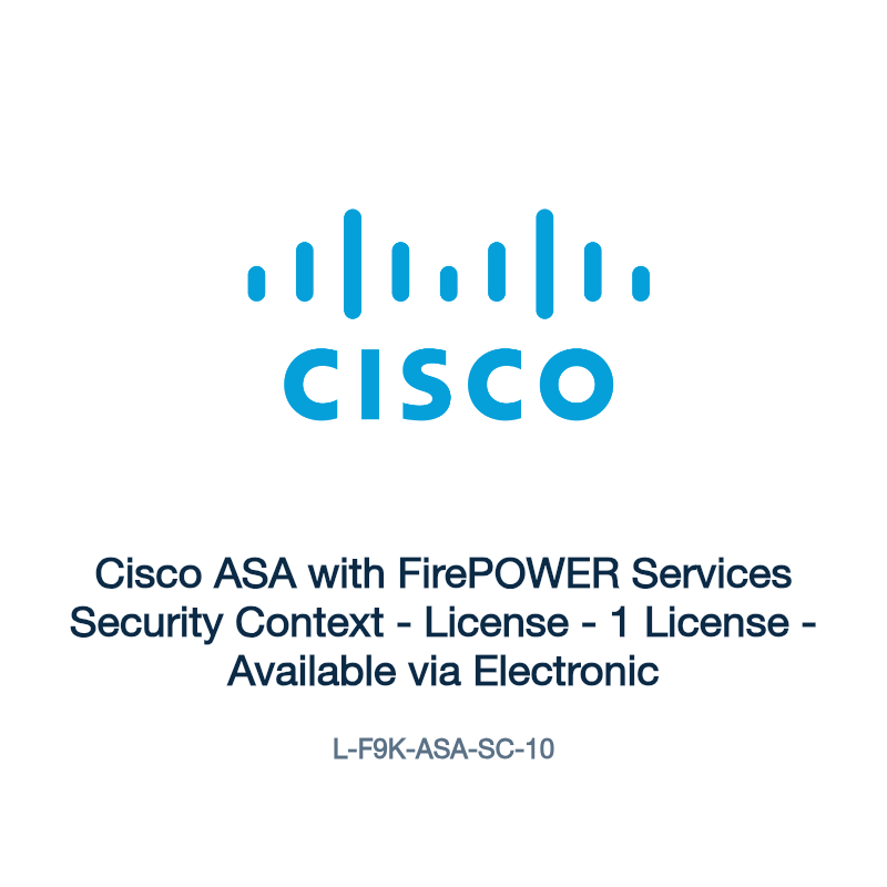 L-F9K-ASA-SC-10: Cisco ASA with FirePOWER Services Security Context