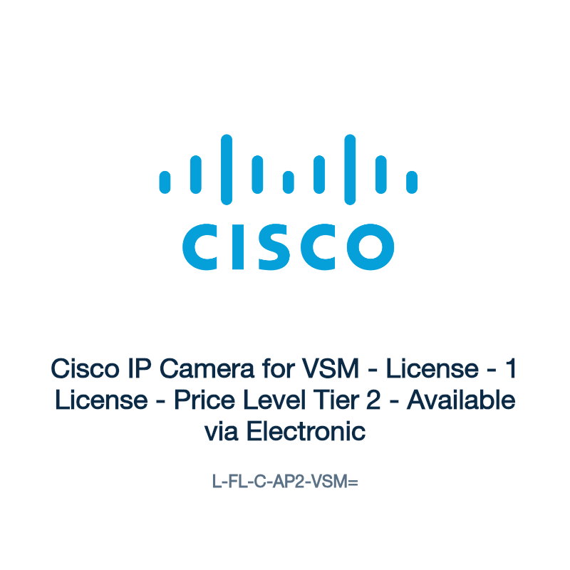 L-FL-C-AP2-VSM=: Cisco IP Camera for VSM