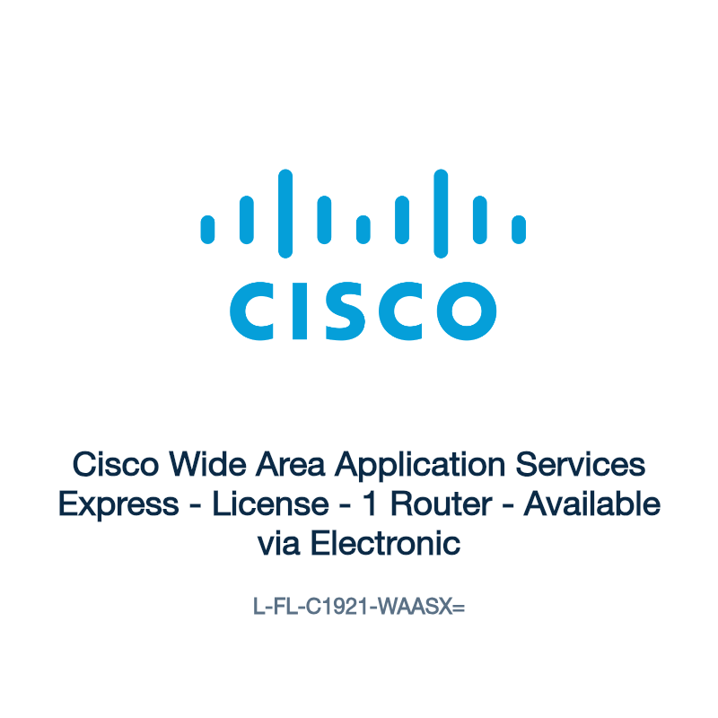 L-FL-C1921-WAASX=: Cisco Wide Area Application Services Express