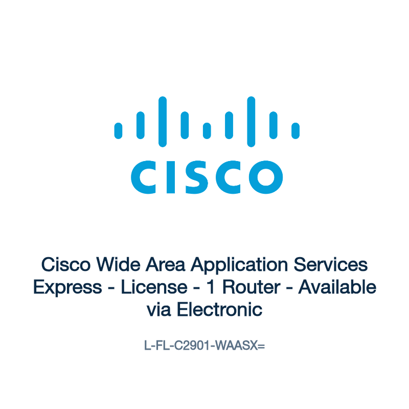 L-FL-C2901-WAASX=: Cisco Wide Area Application Services Express
