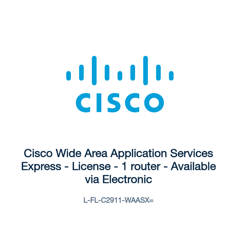 L-FL-C2911-WAASX=: Cisco Wide Area Application Services Express
