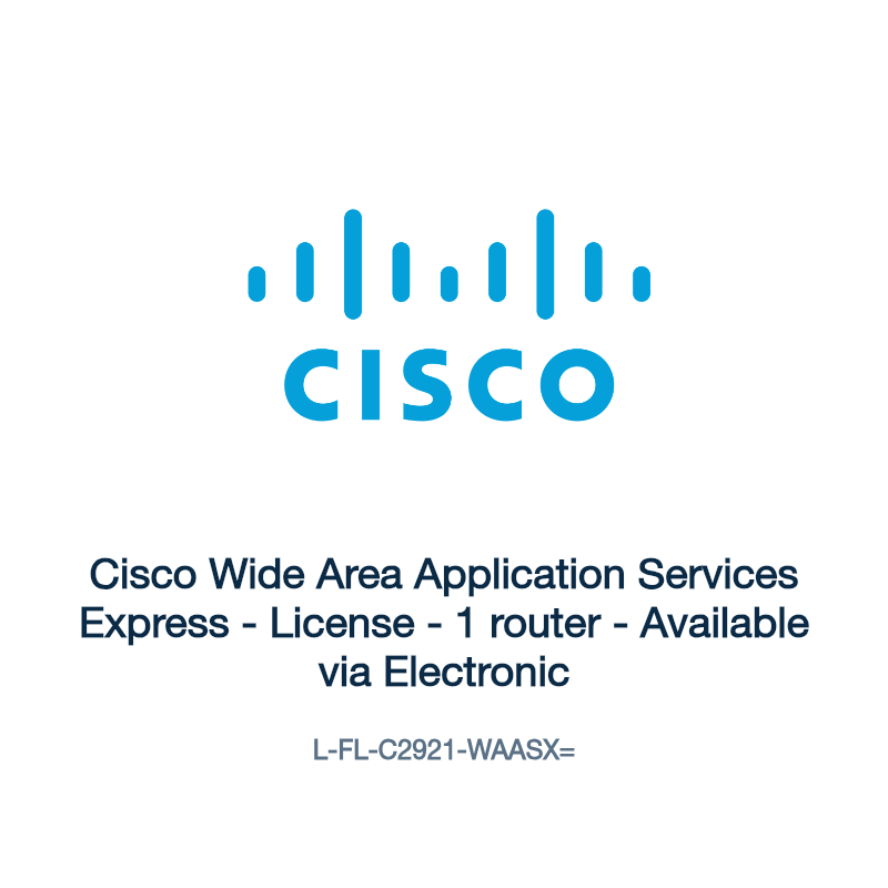 L-FL-C2921-WAASX=: Cisco Wide Area Application Services Express