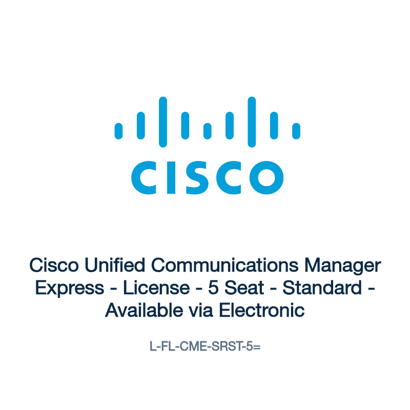 L-FL-CME-SRST-5=: Cisco Unified Communications Manager Express