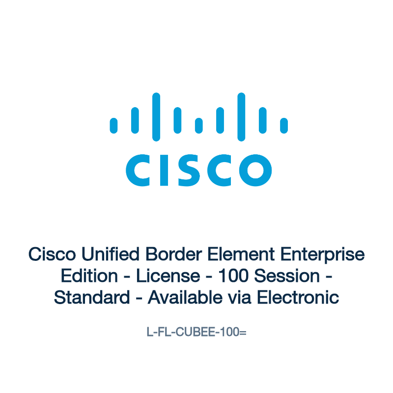 L-FL-CUBEE-100=: Cisco Unified Border Element Enterprise Edition