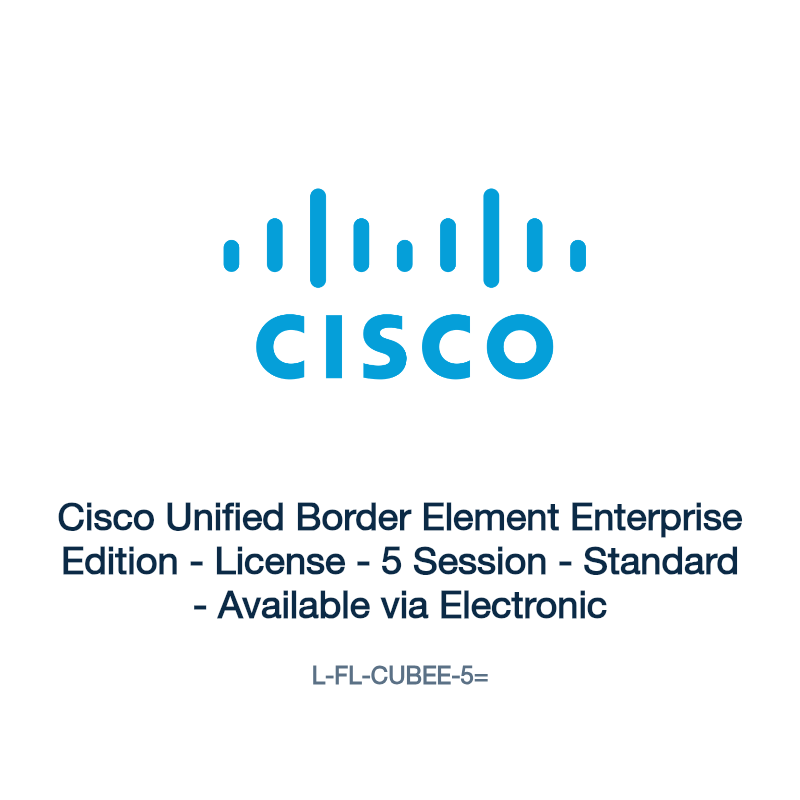 L-FL-CUBEE-5=: Cisco Unified Border Element Enterprise Edition