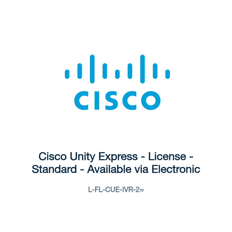 L-FL-CUE-IVR-2=: Cisco Unity Express