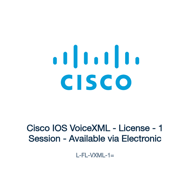L-FL-VXML-1=: Cisco IOS VoiceXML