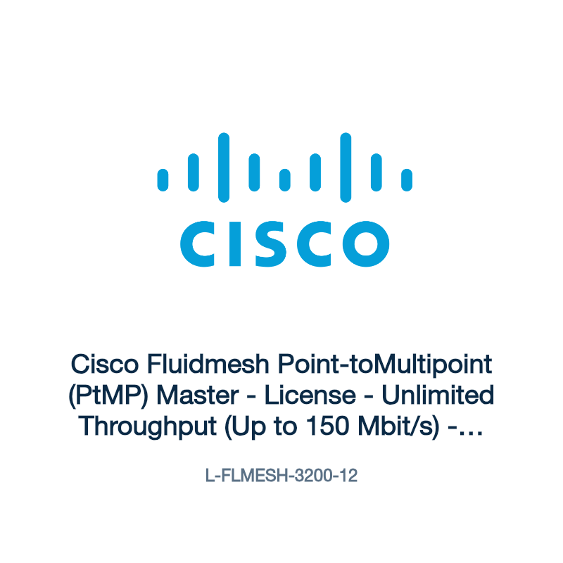 L-FLMESH-3200-12: Cisco Fluidmesh Point-toMultipoint (PtMP) Master