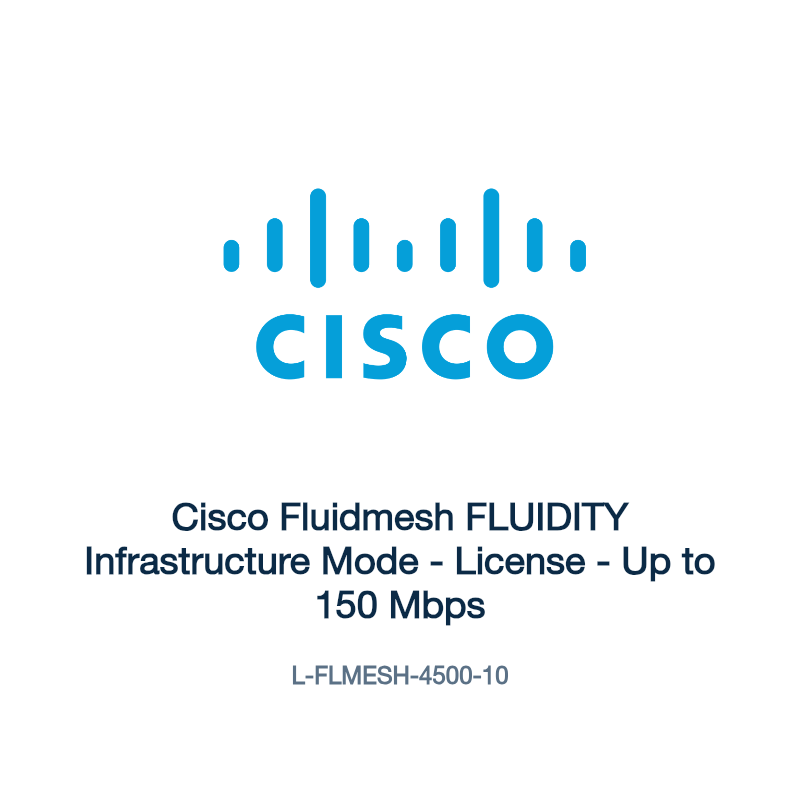 L-FLMESH-4500-10: Cisco Fluidmesh FLUIDITY Infrastructure Mode