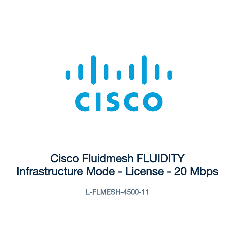L-FLMESH-4500-11: Cisco Fluidmesh FLUIDITY Infrastructure Mode